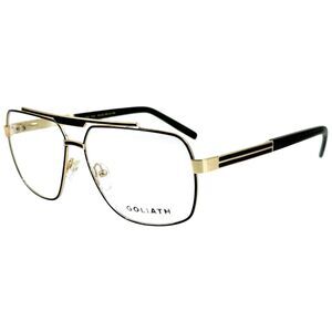 Goliath XXIX Mens Metal Eyeglass Frame Black 59-14 Spring Hinges France
